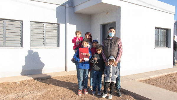 En el barrio Libertador se ejecutaron 36 viviendas y un plan integral de urbanización